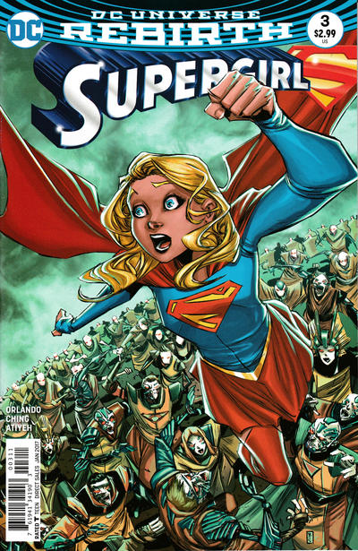 Cover for Supergirl (DC, 2016 series) #3