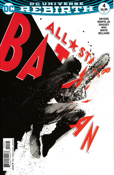 Cover for All Star Batman (DC, 2016 series) #4 [Jock Cover]