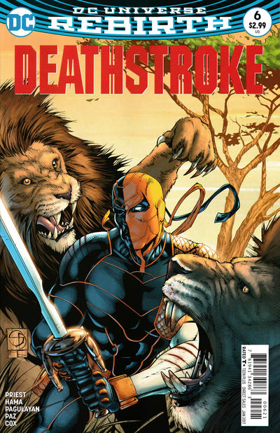 Cover for Deathstroke (DC, 2016 series) #6 [Shane Davis / Michelle Delecki Cover]