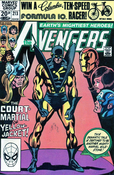 Cover for The Avengers (Marvel, 1963 series) #213 [British]