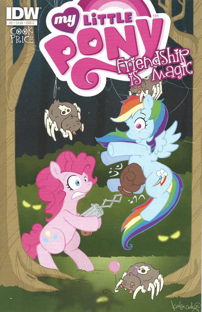 Cover for My Little Pony: Friendship Is Magic (IDW, 2012 series) #2 [Cover C - Katie Cook]