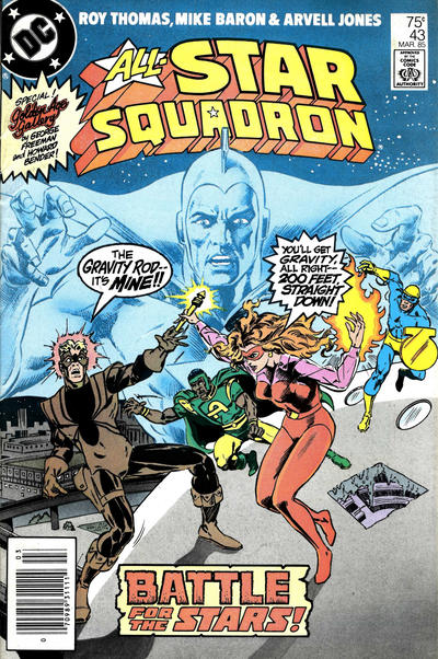 Cover for All-Star Squadron (DC, 1981 series) #43 [Newsstand]