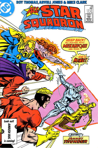 Cover for All-Star Squadron (DC, 1981 series) #58 [Direct]