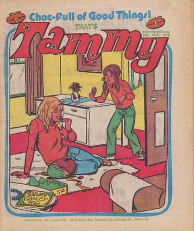 Cover for Tammy (IPC, 1971 series) #24 April 1976