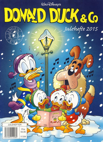Cover for Donald Duck & Co julehefte (Hjemmet / Egmont, 1968 series) #2015 [Bokhandelutgave]