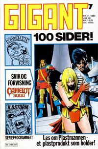 Cover Thumbnail for Gigant (Semic, 1977 series) #7/1984