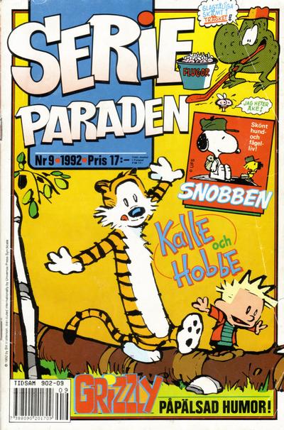 Cover for Serie-paraden [Serieparaden] (Semic, 1987 series) #9/1992
