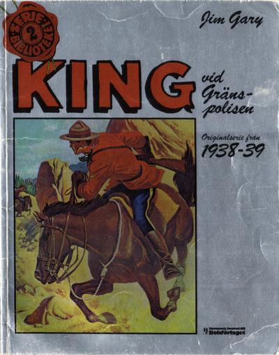 Cover for Seriebiblioteket (Hemmets Journal, 1976 series) #2 - King vid gränspolisen