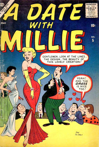 Cover for A Date with Millie (Marvel, 1956 series) #5