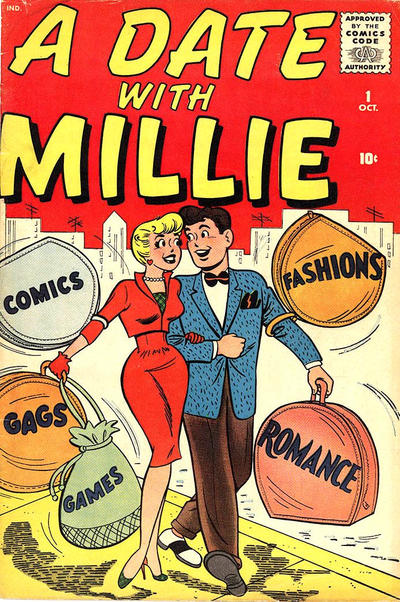 Cover for A Date with Millie (Marvel, 1959 series) #1