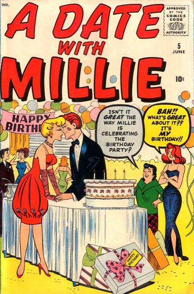 Cover for A Date with Millie (Marvel, 1959 series) #5
