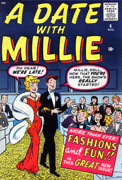 Cover for A Date with Millie (Marvel, 1959 series) #6