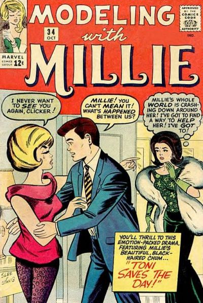 Cover for Modeling with Millie (Marvel, 1963 series) #34