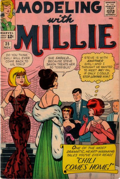 Cover for Modeling with Millie (Marvel, 1963 series) #35