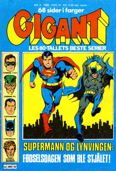 Cover for Gigant (Semic, 1977 series) #2/1980