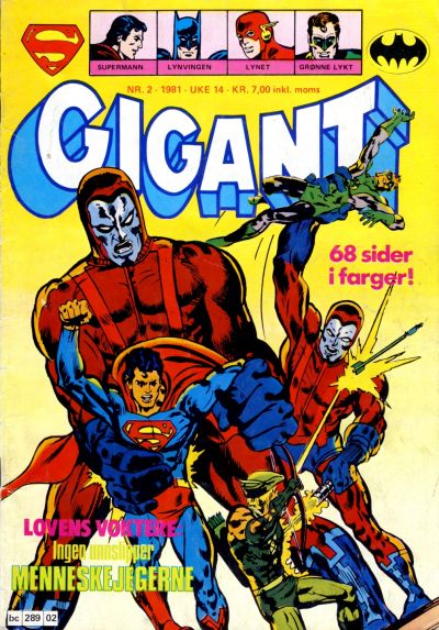 Cover for Gigant (Semic, 1977 series) #2/1981