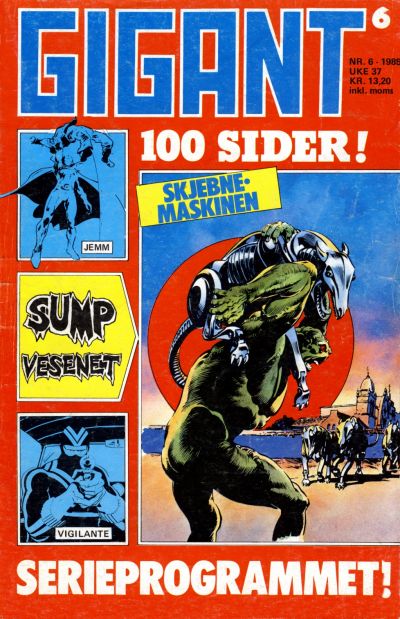 Cover for Gigant (Semic, 1977 series) #6/1985