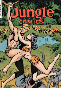 Cover Thumbnail for Jungle Comics (H. John Edwards, 1950 ? series) #34