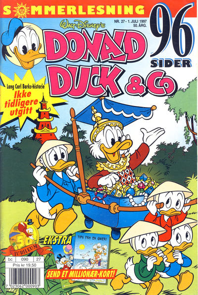 Cover for Donald Duck & Co (Hjemmet / Egmont, 1948 series) #27/1997