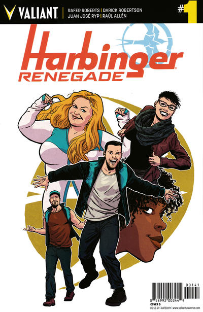Cover for Harbinger Renegade (Valiant Entertainment, 2016 series) #1 [Cover D - Kano]