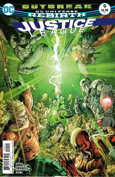 Cover for Justice League (DC, 2016 series) #9 [Fernando Pasarin / Matt Ryan Cover]