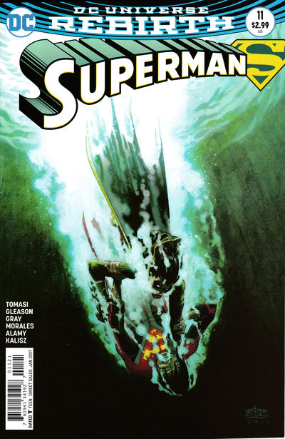 Cover for Superman (DC, 2016 series) #11 [Andrew Robinson Cover]
