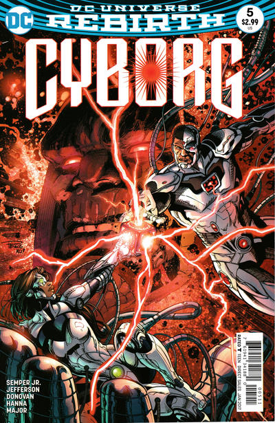 Cover for Cyborg (DC, 2016 series) #5 [Paul Pelletier / Tony Kordos Cover]
