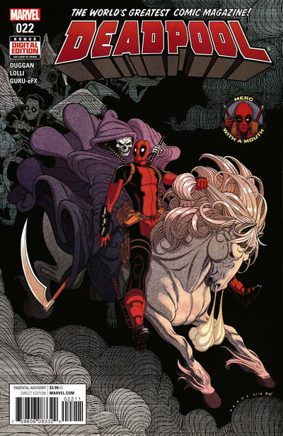 Cover for Deadpool (Marvel, 2016 series) #22
