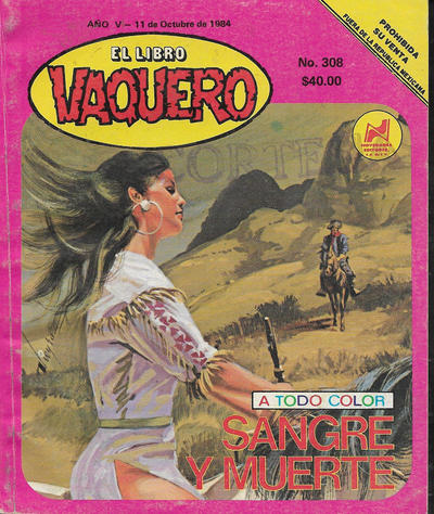 Cover for El Libro Vaquero (Novedades, 1978 series) #308