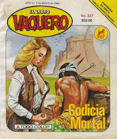Cover for El Libro Vaquero (Novedades, 1978 series) #337