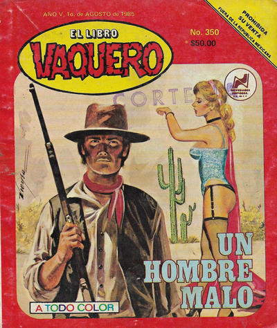 Cover for El Libro Vaquero (Novedades, 1978 series) #350