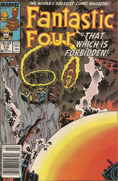 Cover for Fantastic Four (Marvel, 1961 series) #316 [Newsstand]