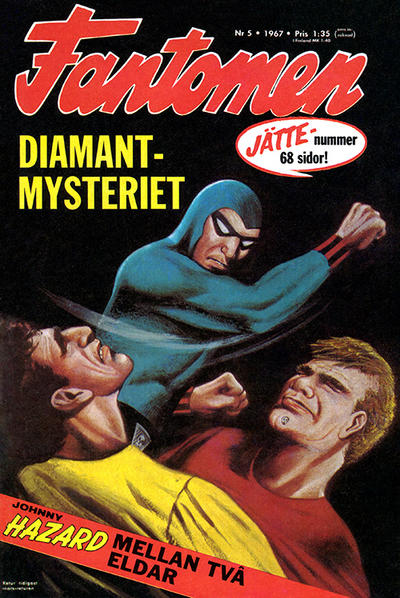 Cover for Fantomen (Semic, 1958 series) #5/1967