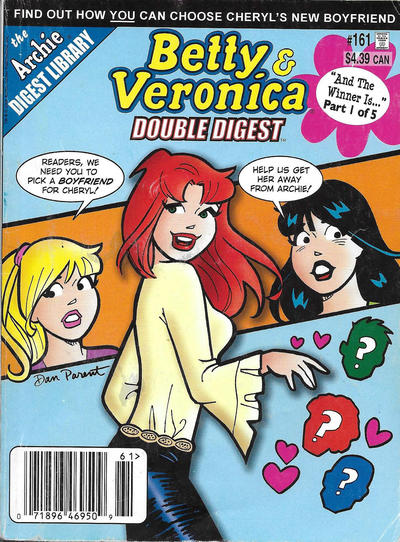 Cover for Betty and Veronica Double Digest Magazine (Archie, 1987 series) #161 [Canadian]