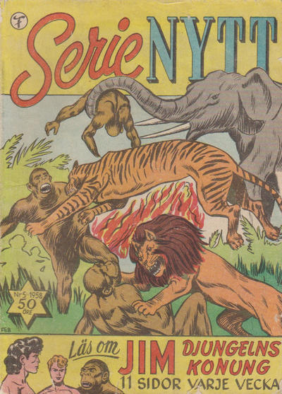 Cover for Serie-nytt [Serienytt] (Formatic, 1957 series) #5/1958