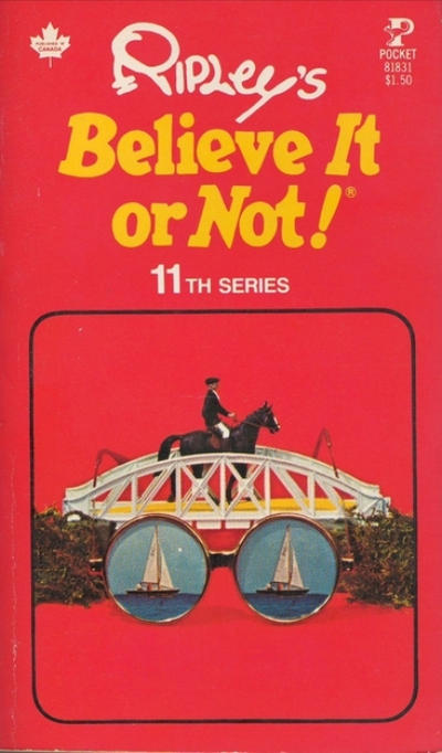 Cover for Ripley's Believe It or Not! (Pocket Books, 1941 series) #11 [Fourth Printing]