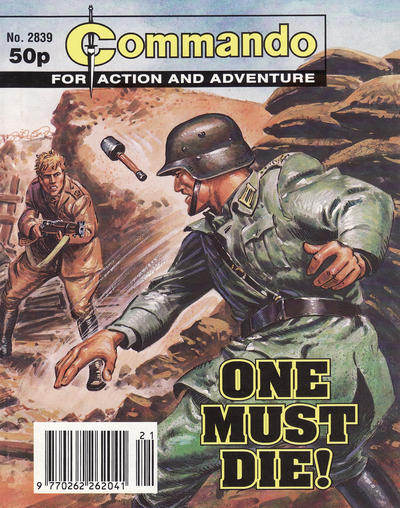 Cover for Commando (D.C. Thomson, 1961 series) #2839