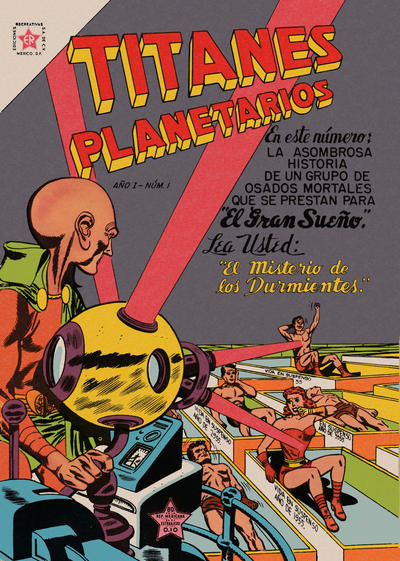 Cover for Titanes Planetarios (Editorial Novaro, 1953 series) #1