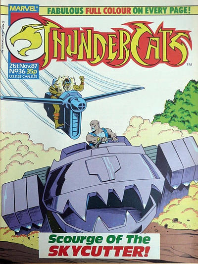 Cover for ThunderCats (Marvel UK, 1987 series) #36