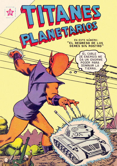 Cover for Titanes Planetarios (Editorial Novaro, 1953 series) #155