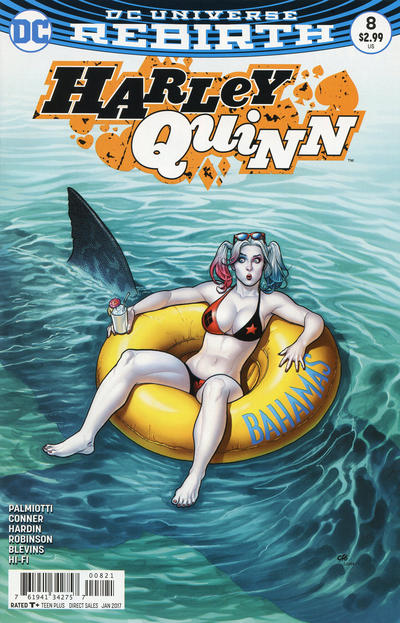 Cover for Harley Quinn (DC, 2016 series) #8 [Frank Cho Cover]