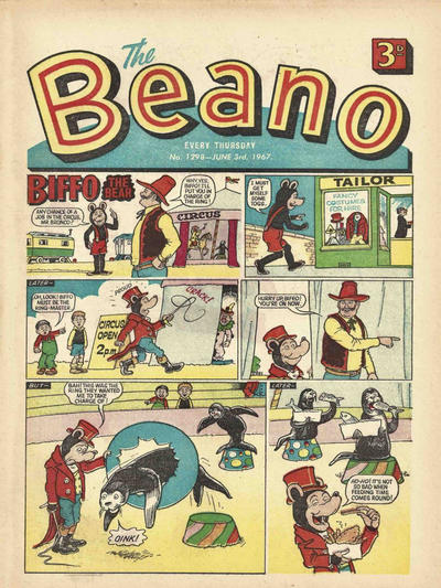 Cover for The Beano (D.C. Thomson, 1950 series) #1298