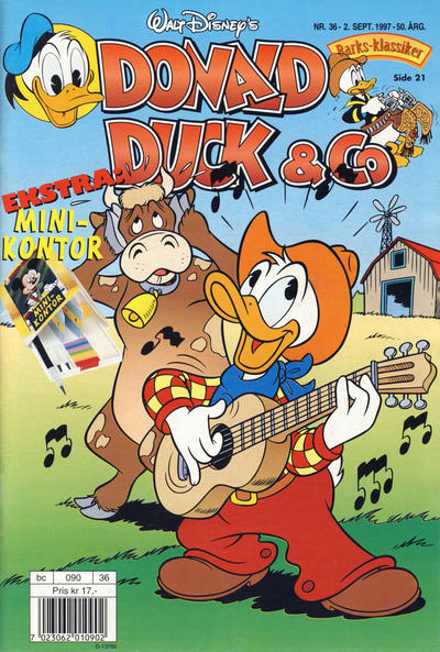 Cover for Donald Duck & Co (Hjemmet / Egmont, 1948 series) #36/1997