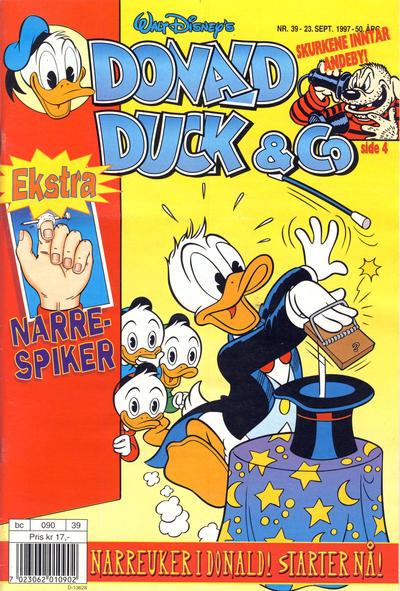 Cover for Donald Duck & Co (Hjemmet / Egmont, 1948 series) #39/1997