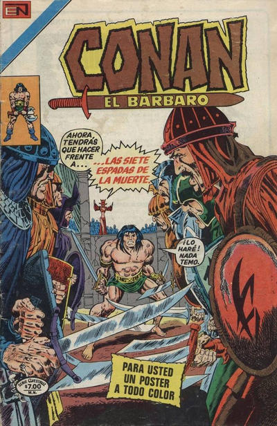 Cover for Conan el Bárbaro (Editorial Novaro, 1980 series) #25