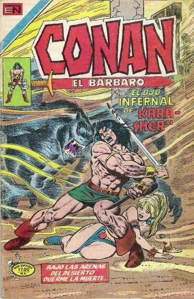 Cover for Conan el Bárbaro (Editorial Novaro, 1980 series) #26
