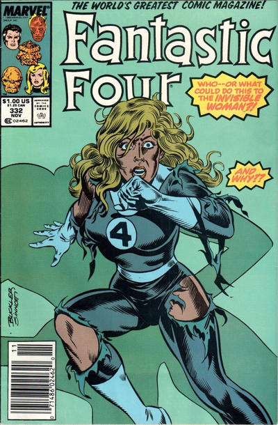 Cover for Fantastic Four (Marvel, 1961 series) #332 [Newsstand]