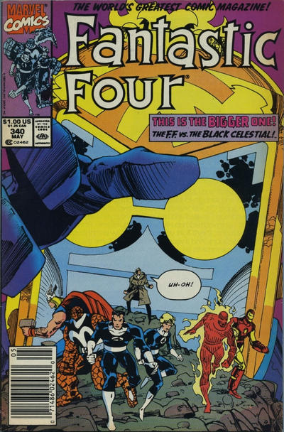 Cover for Fantastic Four (Marvel, 1961 series) #340 [Newsstand]