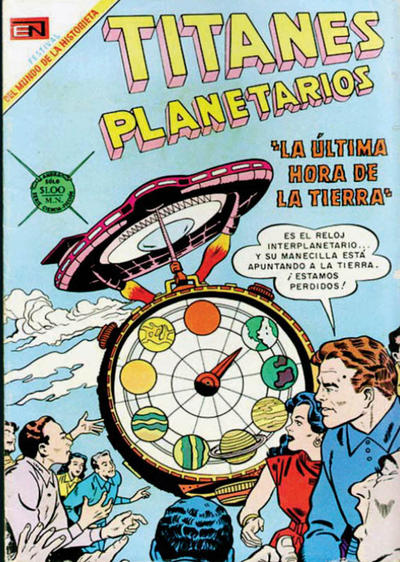 Cover for Titanes Planetarios (Editorial Novaro, 1953 series) #306