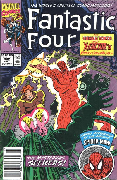 Cover for Fantastic Four (Marvel, 1961 series) #342 [Newsstand]